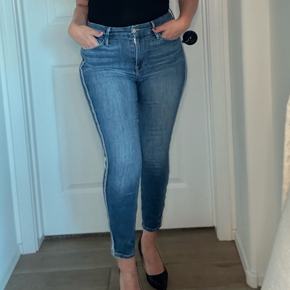 Good American Striped Jean